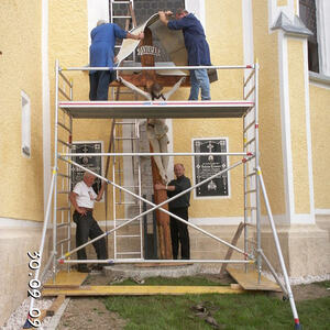 Außenrenovierung Pfarrkirche 2005