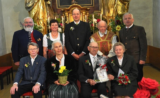 Feier der Ehejubilare