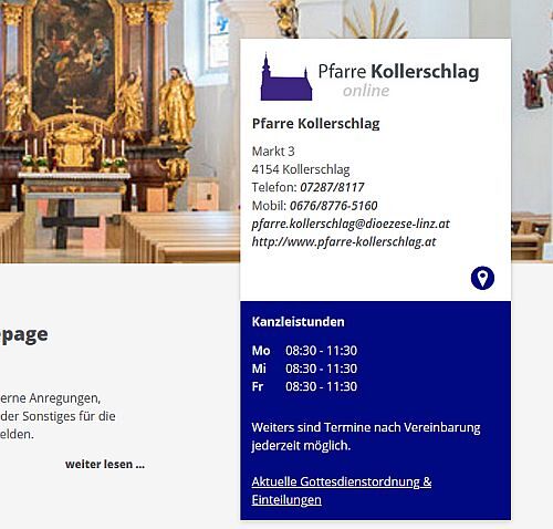 Pfarrhomepage