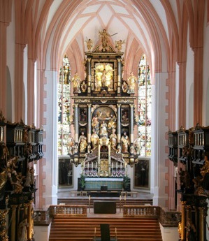 Pfarrkirche Mondsee Hl. Michael - Basilika minor. © Herbert Riesner