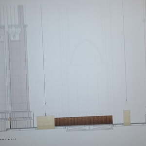 Dom Mitte Presbyterium, Schnitt Altarinsel