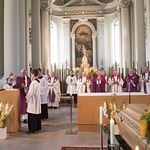 Begräbnisgottesdienst für Josef Ahammer in der Pfarrkirche Linz-Hl. Familie