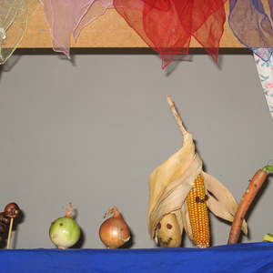 Gemüsetheater im Kindergarten