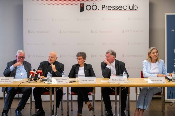 Pressekonferenz / © Diözese Linz / Johannes Kienberger Pressekonferenz