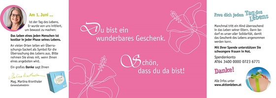 Karte Innenseite / © aktion leben Karte Innenseite