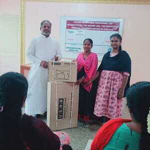 Schneidereikurs in der Diözese Dindigul in Indien