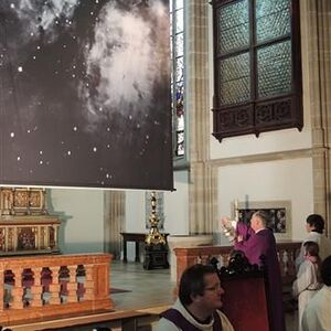 Segnung des Eferdinger Fastentuches