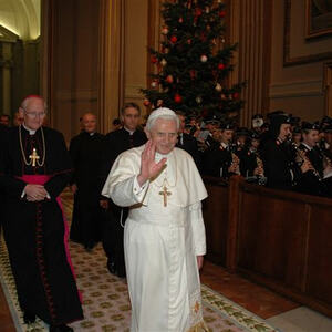 Rom - Christbaum für Papst