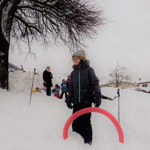 Schneespaß mit den Minis