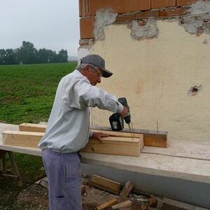 Viele Spaxschrauben mussten entfernt werden.