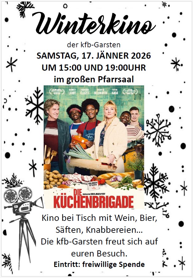 Winterkino 2026 / kfb Garsten Winterkino 2026