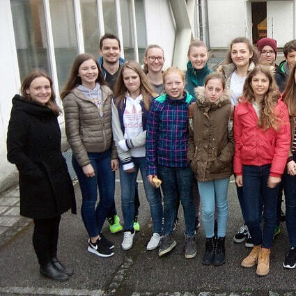 Auf der Ennsleite bei der Auferstehungsmesse