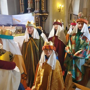 Sternsinger beim Gottesdienst