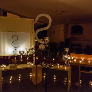 Das Motto der Nacht der 1000 Lichter 2017 in der Pfarre Kirchdorf: '1000 Lichter - 1000 Bilder'