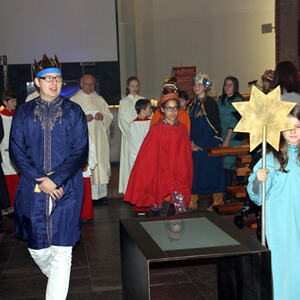 Sternsinger bei den Gottesdiensten