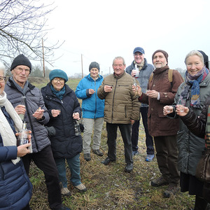 Am halben Weg wärmte uns 'Biosprit'