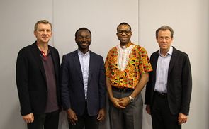 V. l. Generaldechant Dr. Slawomir Dadas, Mag. Maximus Oge Nwolisa, Dr. Paulinus Anaedu und Dr. Martin Füreder. 