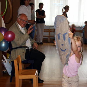 Abschied von Pfr. Wimmer im Kindergarten