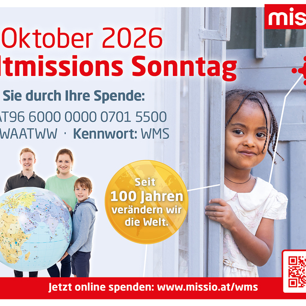 Weltmissions-Sonntag 2026 / https://www.missio.at/