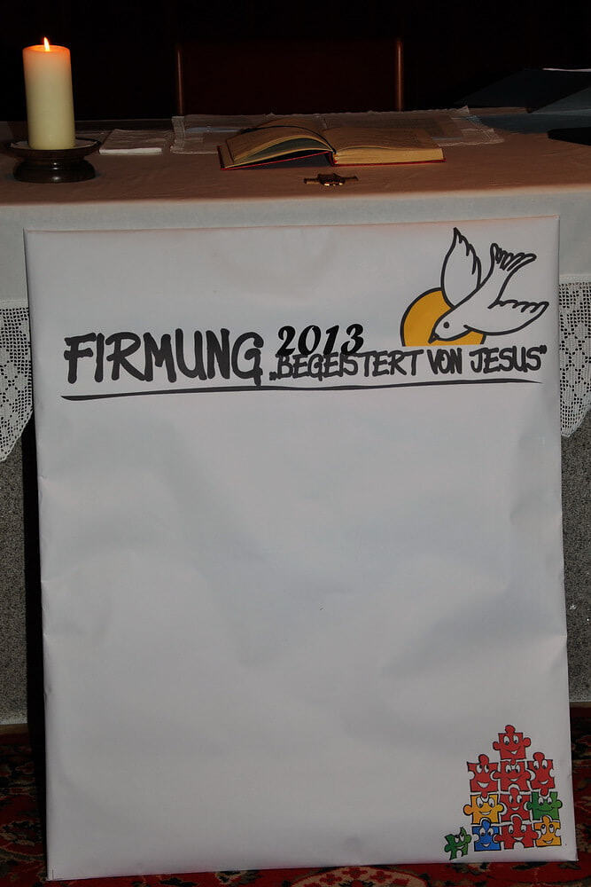 Vorstellgottesdienst und Schuhputzaktion der Firmlinge