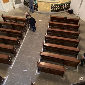 Entfernung der Bestuhlung