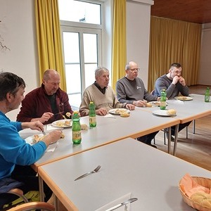 Stärkung nach getaner Arbeit