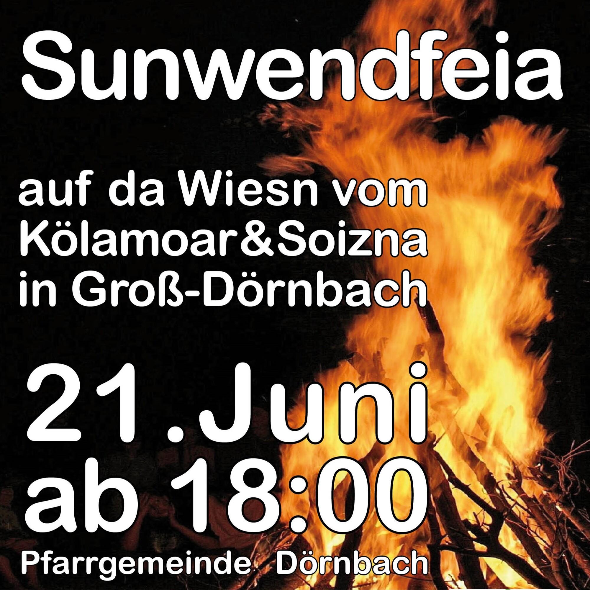 Einladung zum Sonnwendfeuer