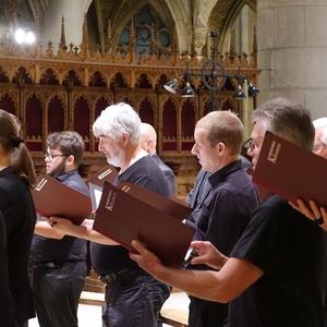 Generalprobe für den Rundfunkgottesdienst aus dem Mariendom Linz