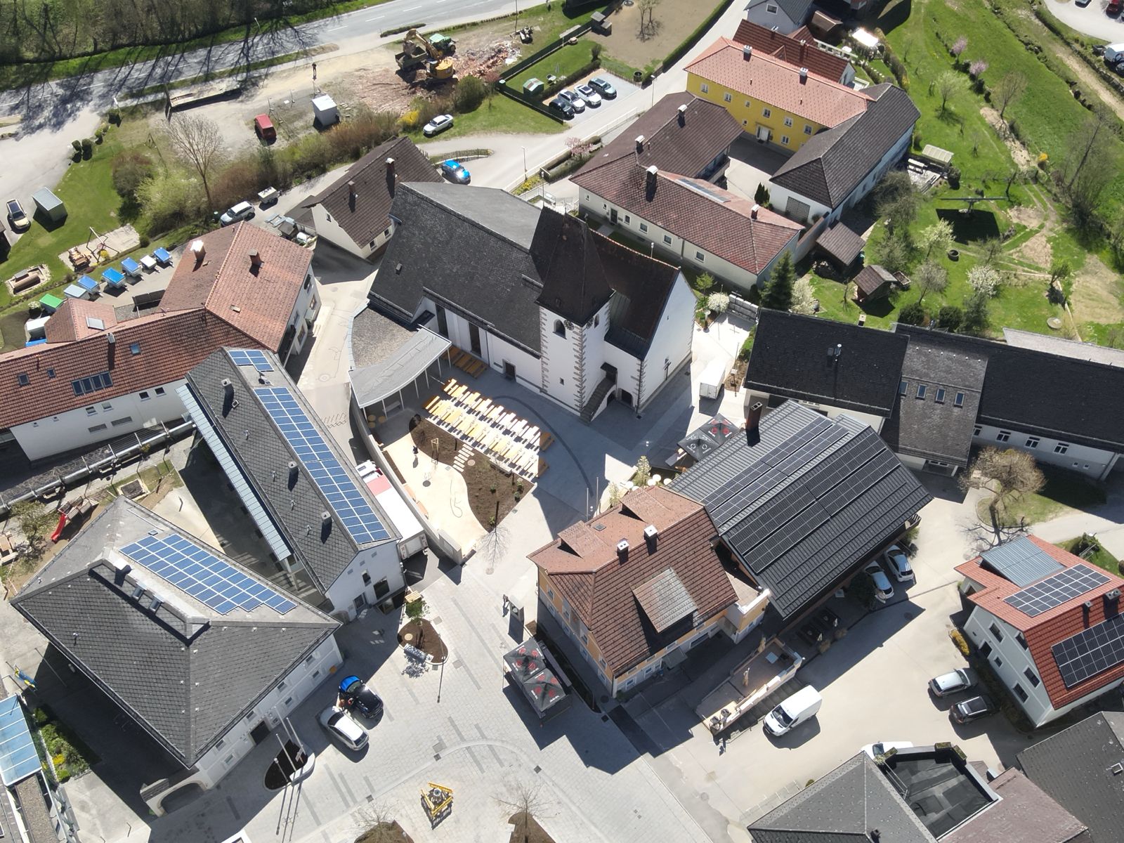 Luftaufnahme Jakobsplatz / Bernhard Brandstetter