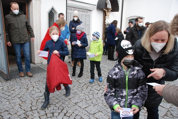 Pfarre Pramet Vorstellung der Erstkommunionkinder 2021
