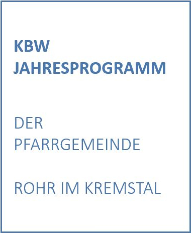KBW Jahresprogramm