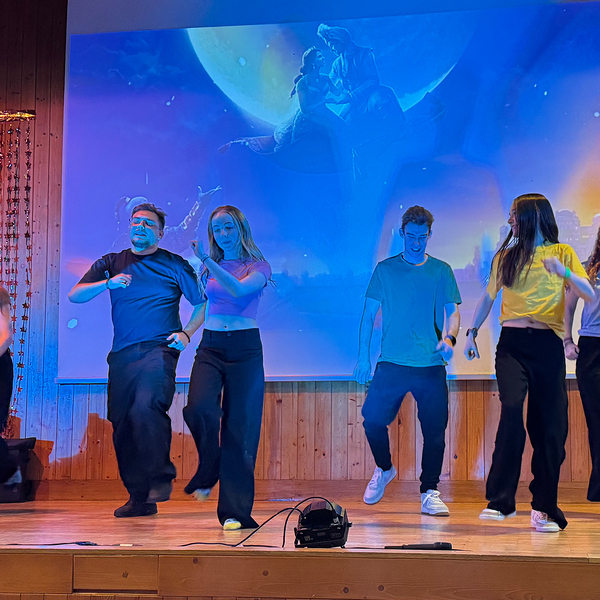 Showeinlage beim Faschingsball