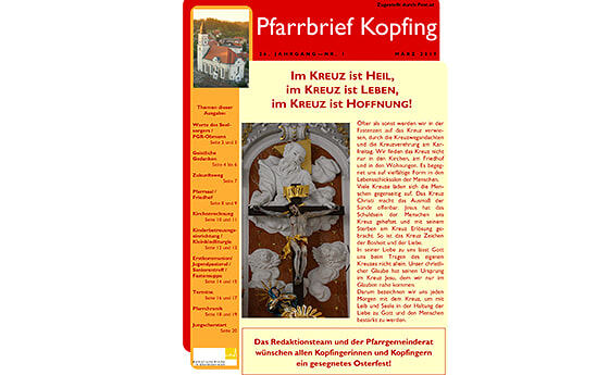 Pfarrbrief März 2019