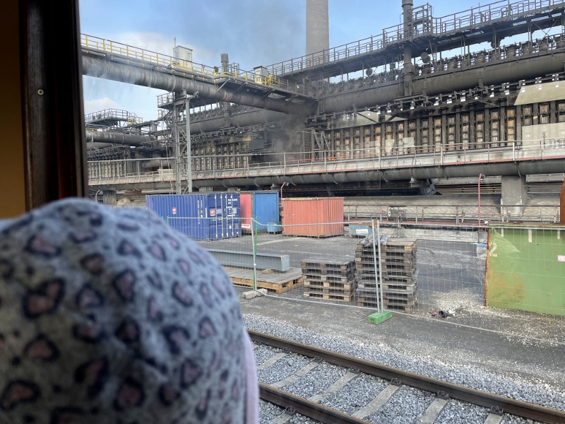 DORA Dampflok - Vater-Kind-Aktion / KMB / Schönleitner DORA Dampflok - Blick auf die Kokerei