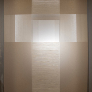 Kreuzbild aus Leinen