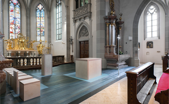 Altarraumgestaltung, Lotte Lyon, 2016