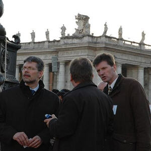 Rom - Christbaum für Papst