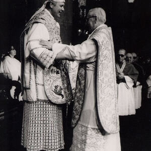 Bei der Bischofsweihe am 17.1.1982