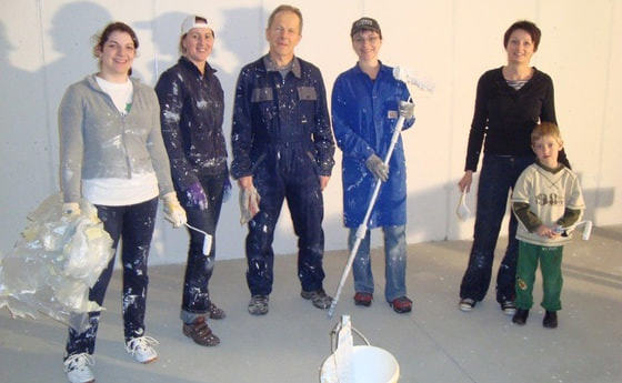 Der Lagerkeller wird bald fertig sein