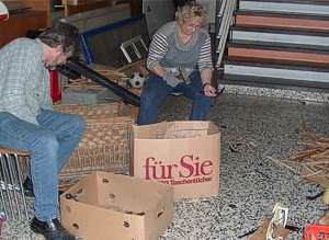 Pfarrheim ausräumen