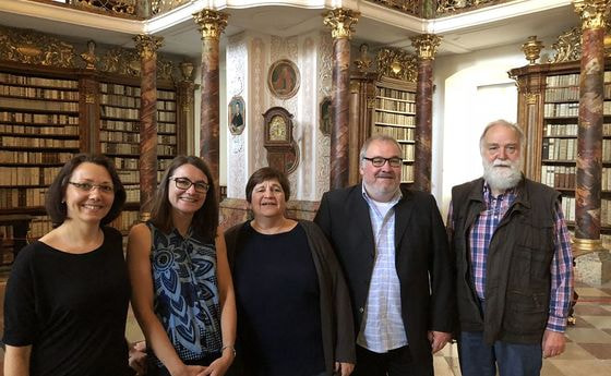 V. l.: Karin Mayer, Karin Schamberger, Helga Penz, Ingo Glückler und Friedrich Höller