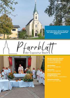 Pfarrblatt Bach