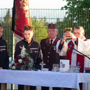 Florianimesse mit Segnung der neuen Tragkraftspritze der FF Engertsberg