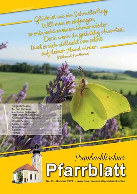 Pfarrblatt Juli 2022