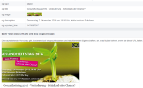 In 5 Schritten Open Graph Inhalte aktuaisieren