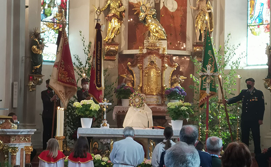 Fronleichnam in der Pfarrkirche Kopfing