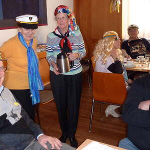 Gute Stimmung beim Seniorenfasching