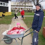 Arbeiten am Familienspielplatz