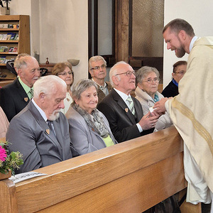 Überreichung der Kerzen