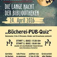 Lange Nacht der Bibliotheken 2026 Sarleinsbach